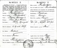 Nansena pase, izsniegta Ivanam Rudenkovam 1930. gada 11. martā